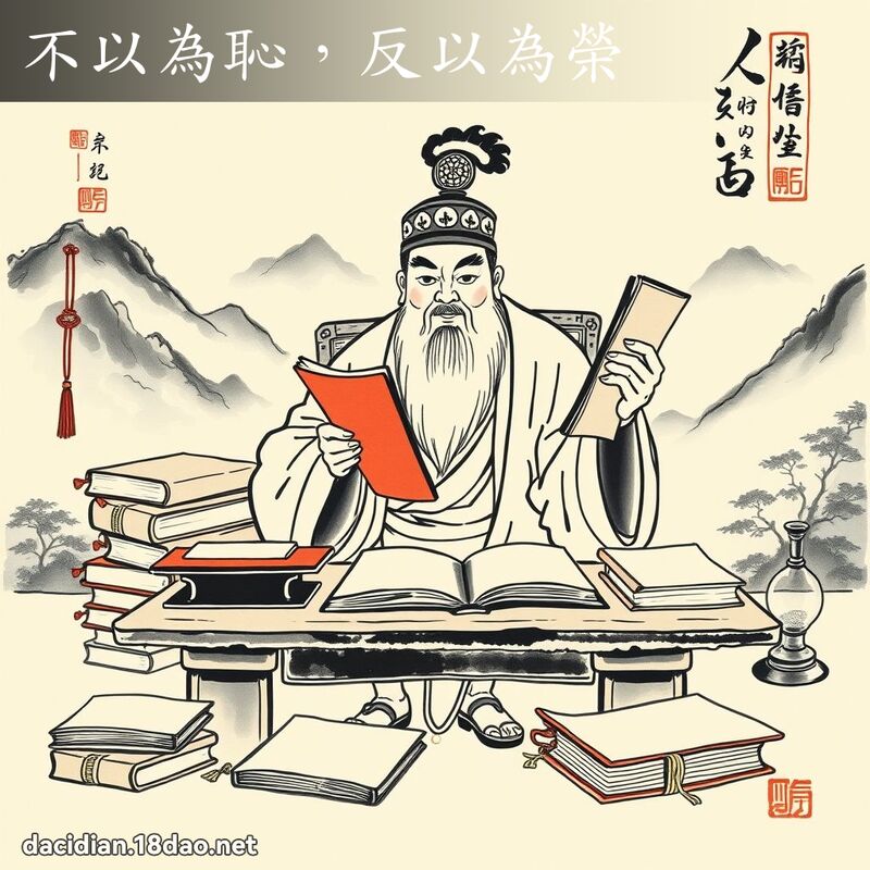 不以为耻,反以为荣 配图