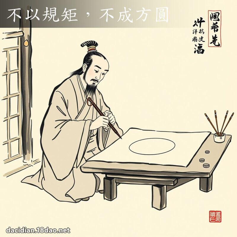 不以规矩,不成方圆 配图