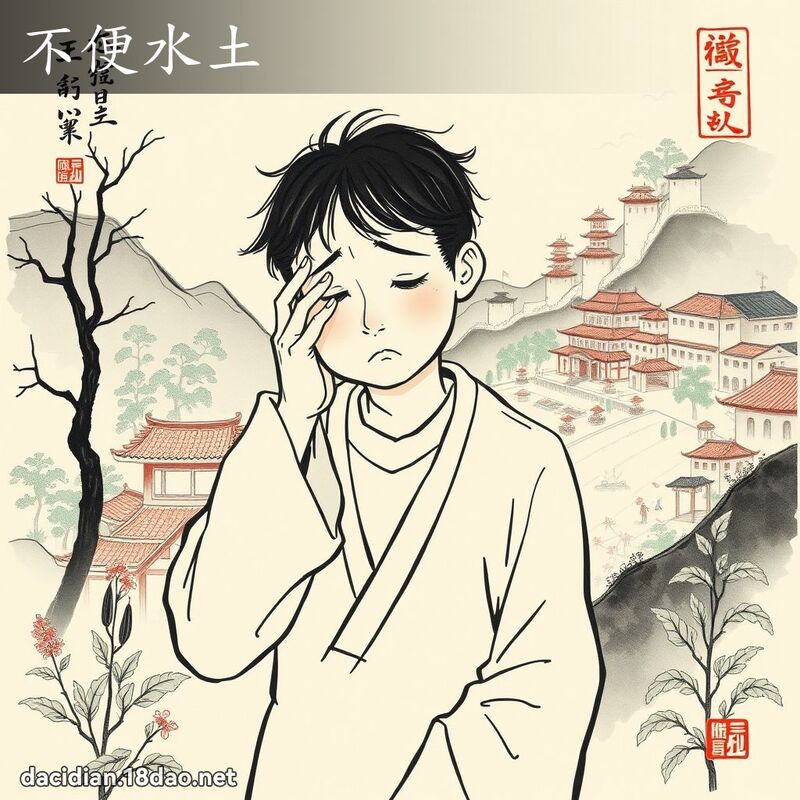 不便水土 配图
