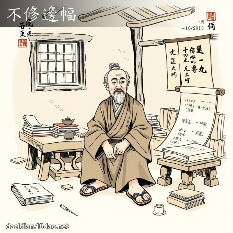 不修边幅 配图