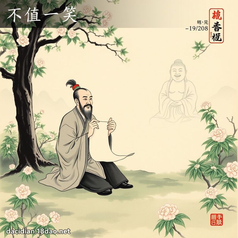 不值一笑 配图
