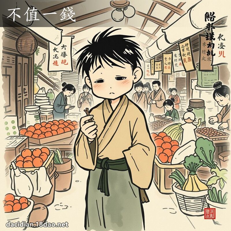 不值一钱 配图