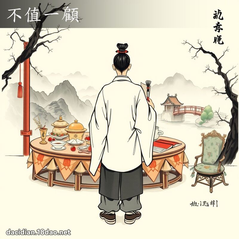 不值一顾 配图