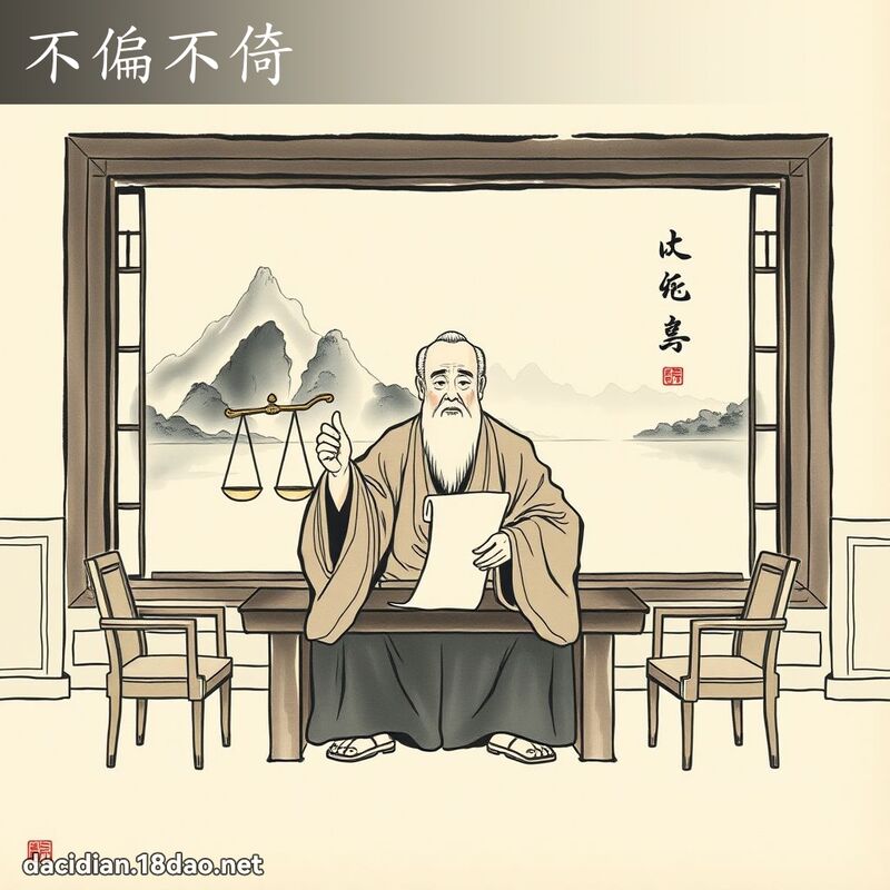 不偏不倚 配图
