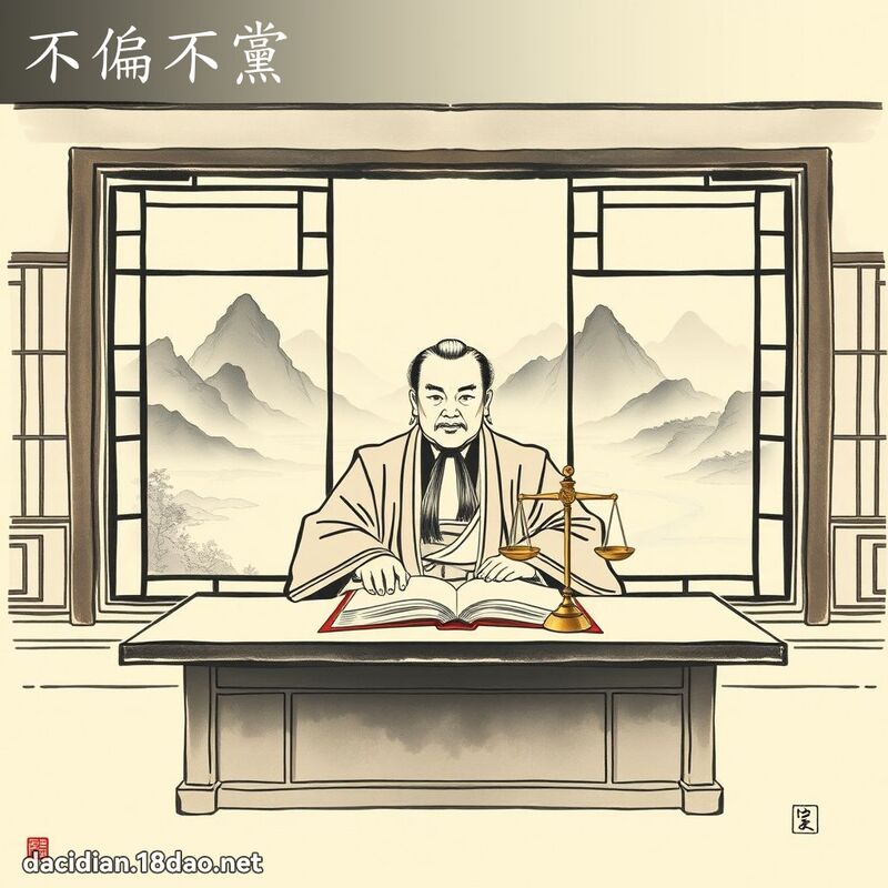 不偏不党 配图