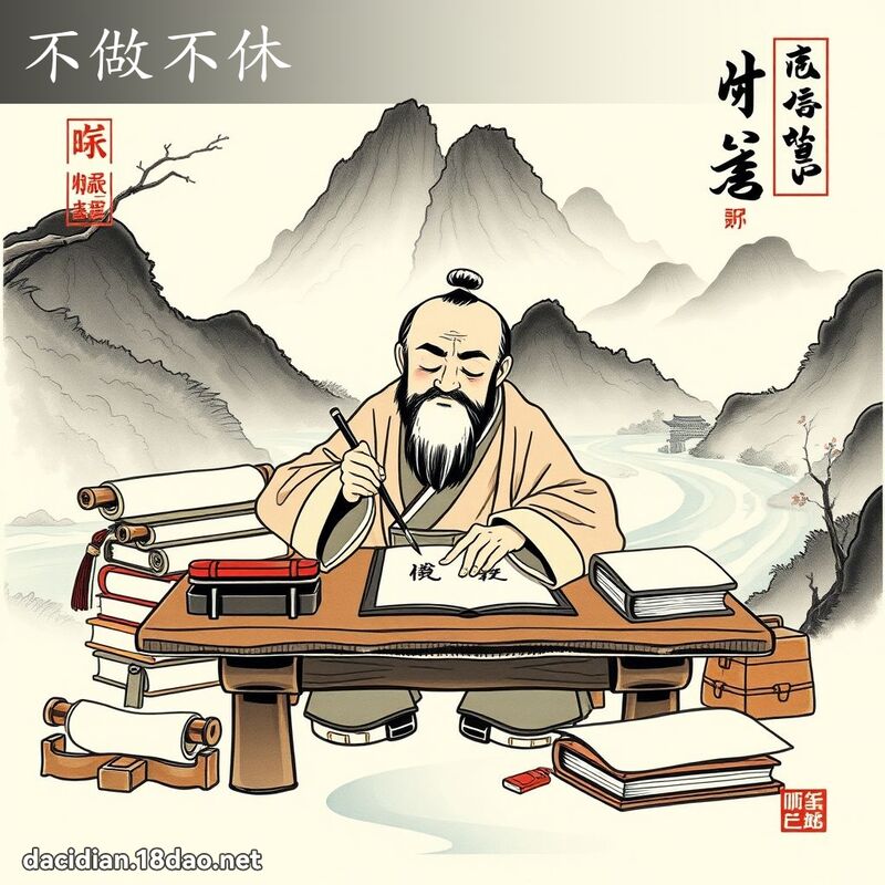 不做不休 配图