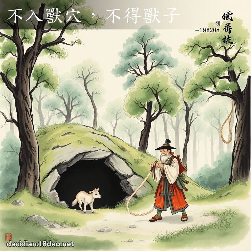 不入兽穴,不得兽子 配图