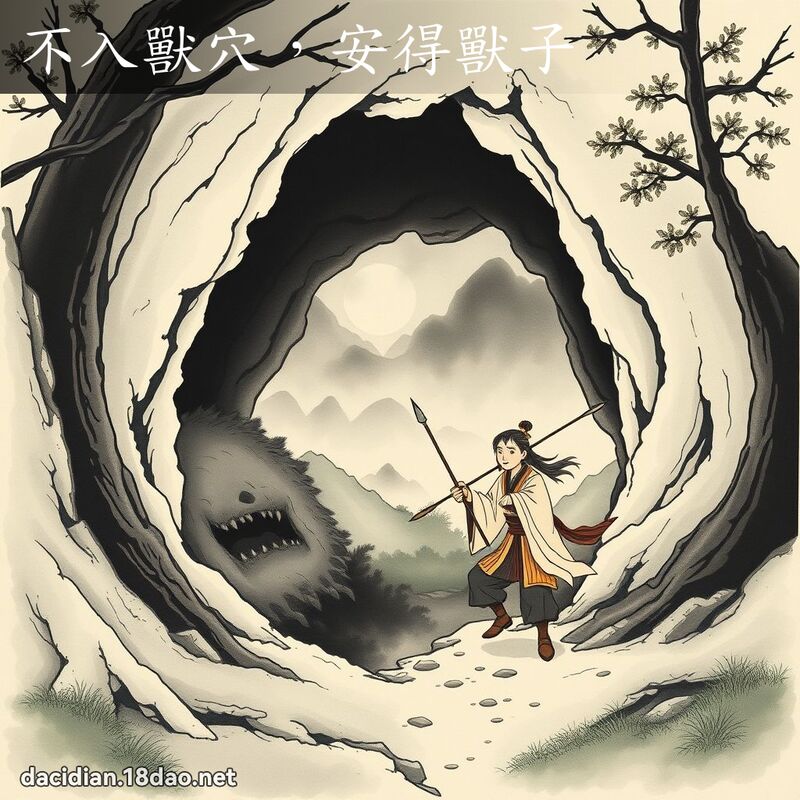 不入兽穴,安得兽子 配图