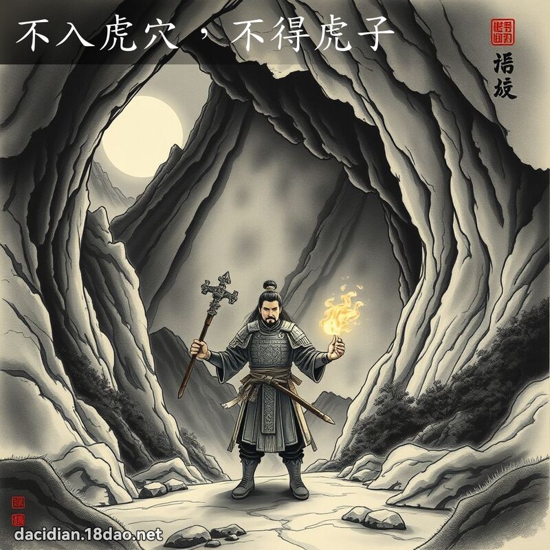不入虎穴,不得虎子 配图