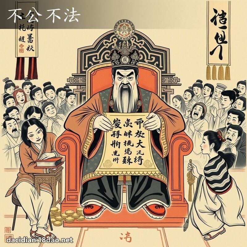 不公不法 配图