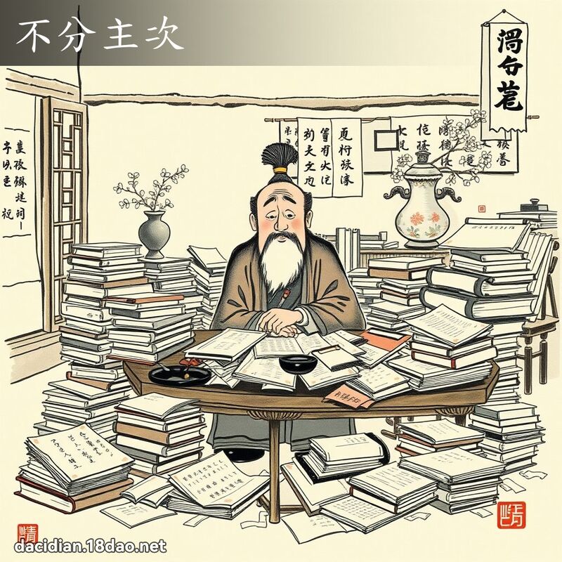 不分主次 配图