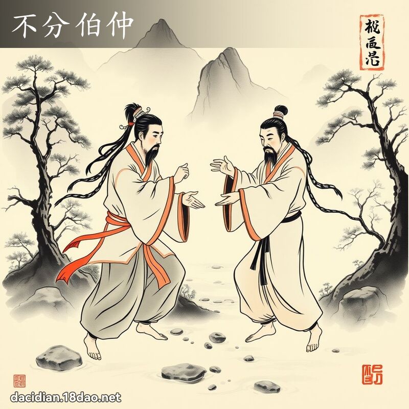不分伯仲 配图