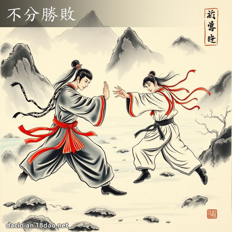 不分胜败 配图