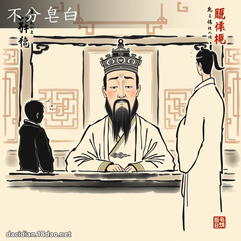 不分皂白 配图