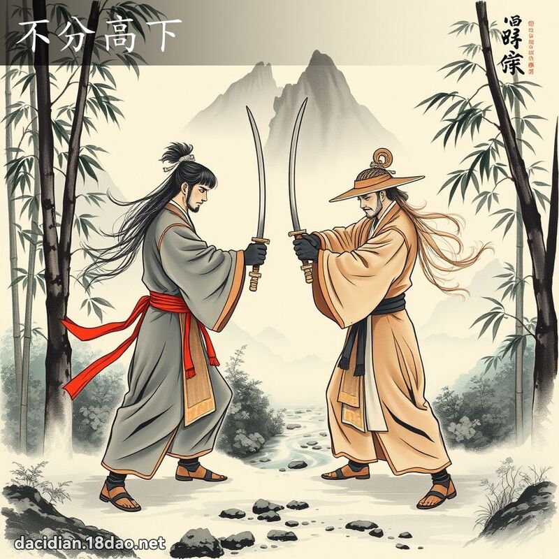 不分高下 配图
