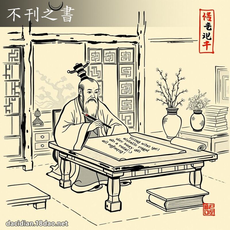 不刊之书 配图