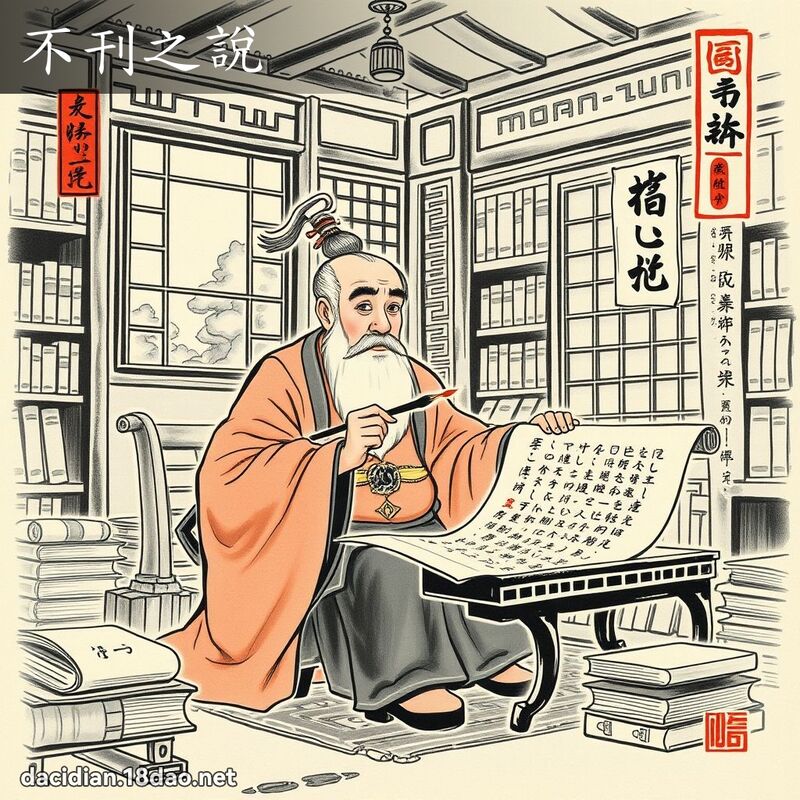 不刊之说 配图