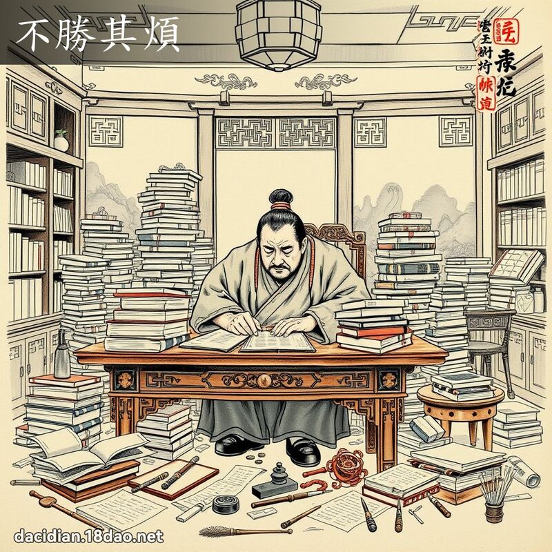 不胜其烦 配图