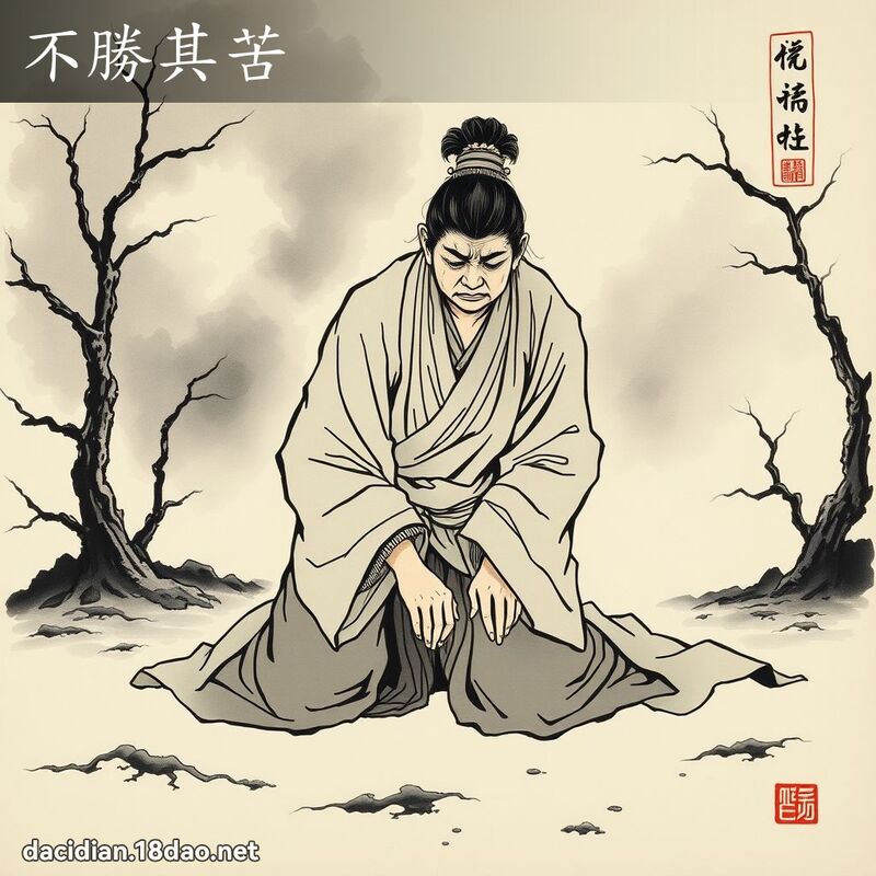 不胜其苦 配图