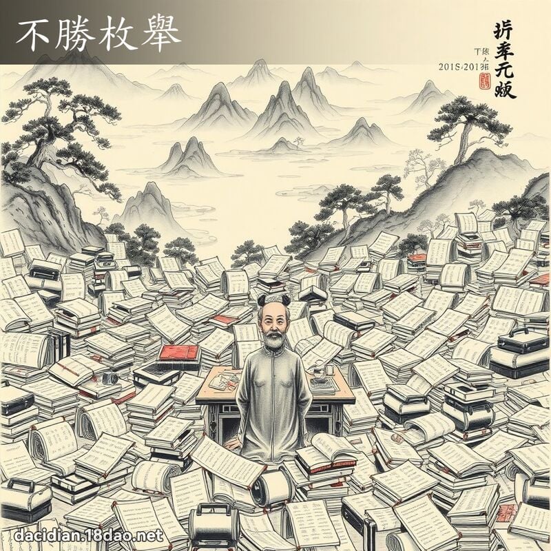 不胜枚举 配图