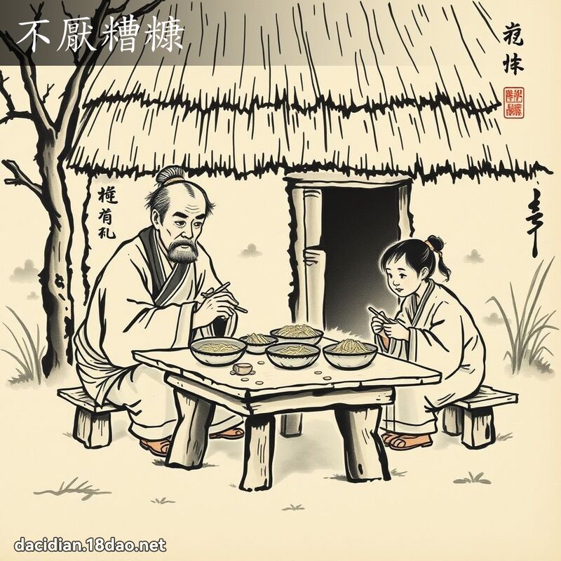 不厌糟糠 配图
