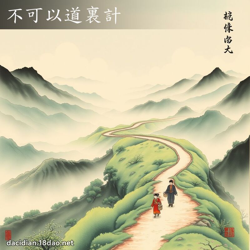 不可以道裏计 配图