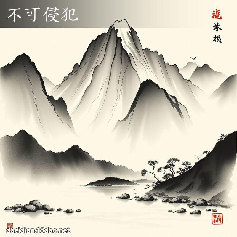 不可侵犯 配图