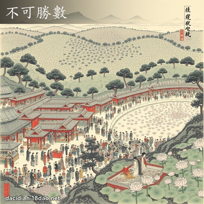 不可胜数 配图