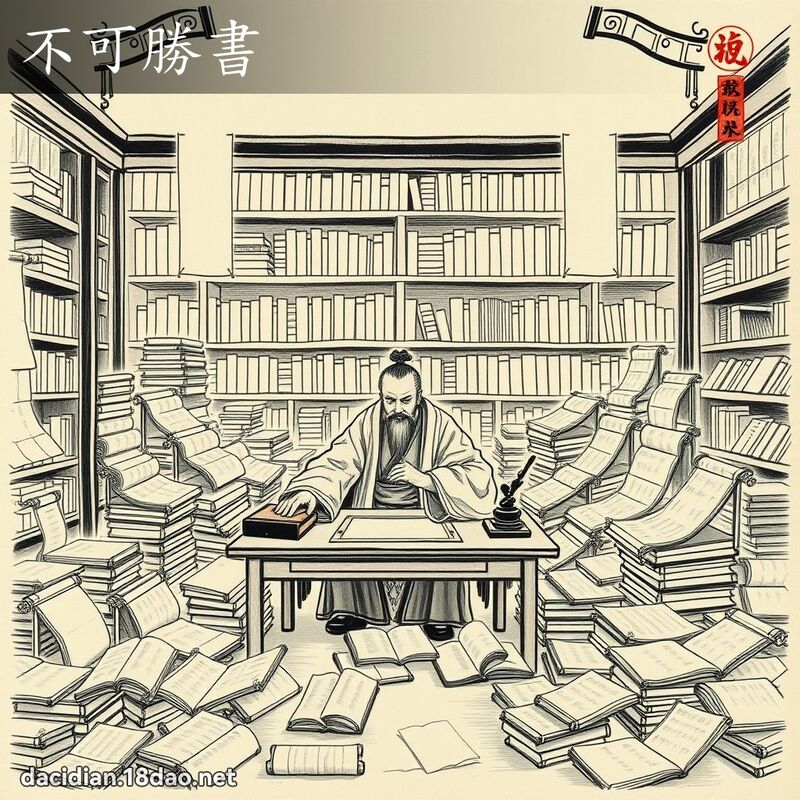 不可胜书 配图