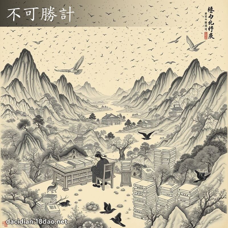 不可胜计 配图