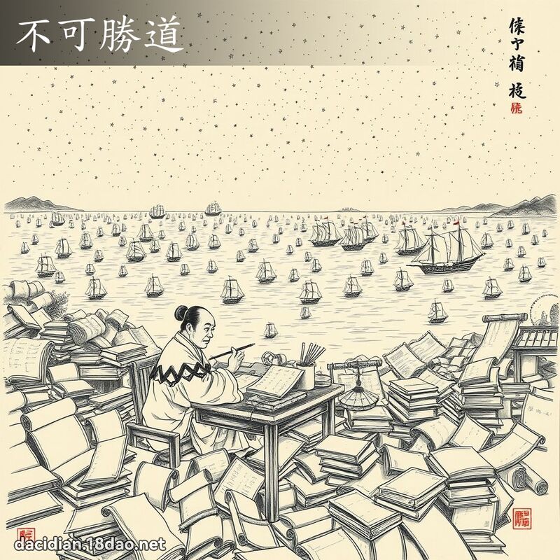 不可胜道 配图