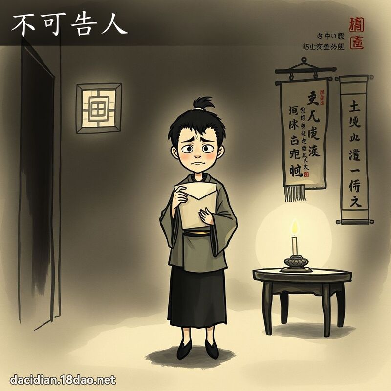 不可告人 配图