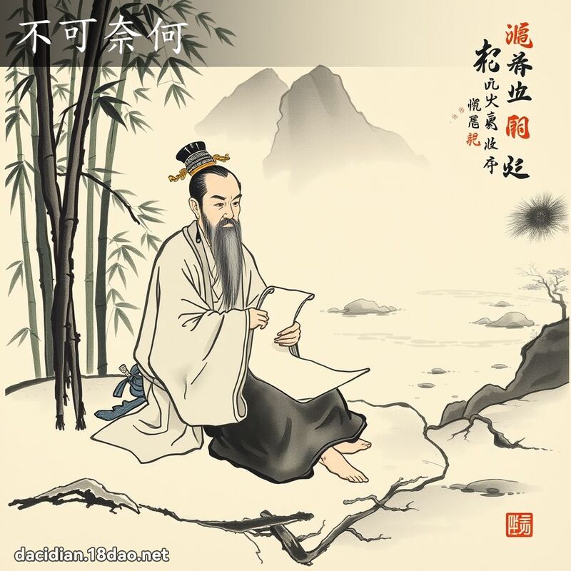 不可奈何 配图