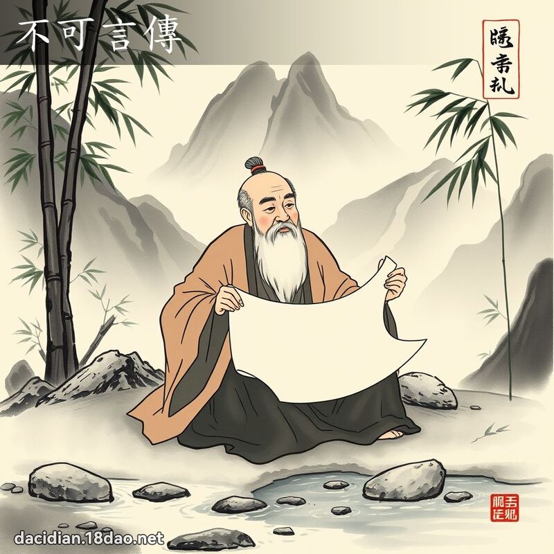 不可言传 配图