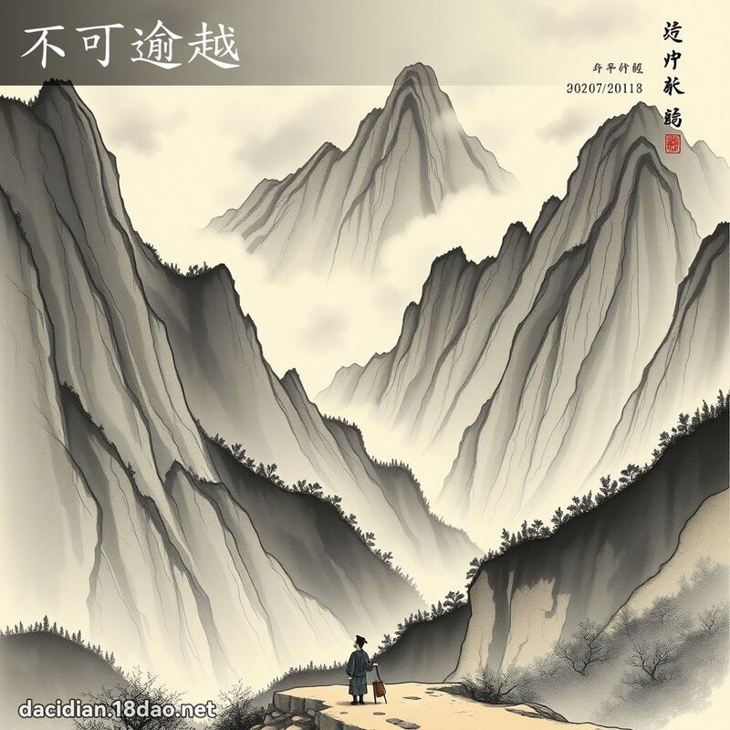 不可逾越 配图