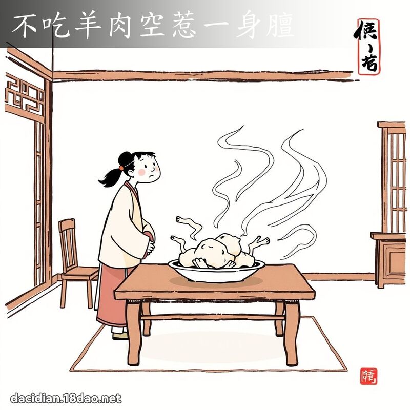不吃羊肉空惹一身膻 配图