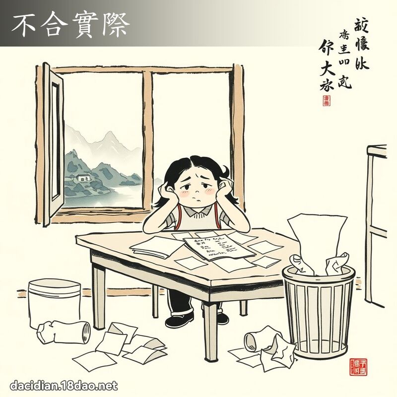 不合实际 配图