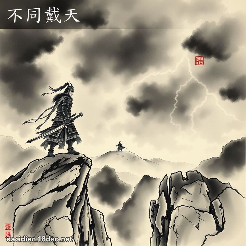 不同戴天 配图