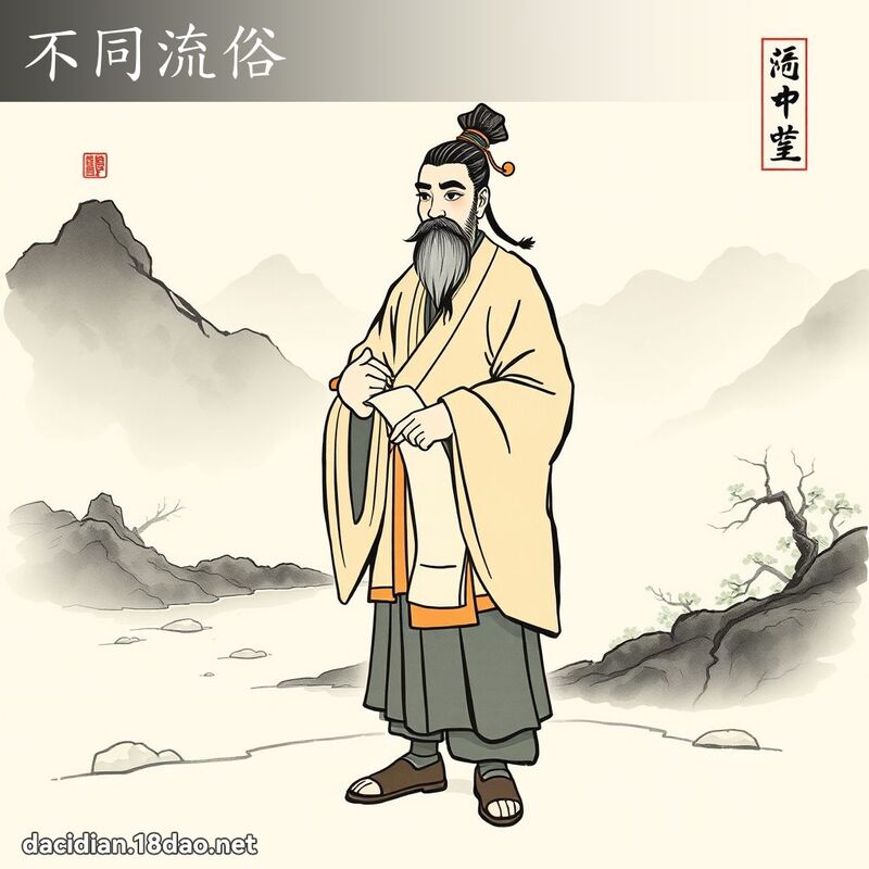 不同流俗 配图