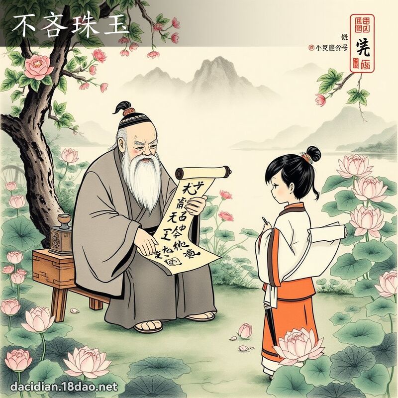 不吝珠玉 配图