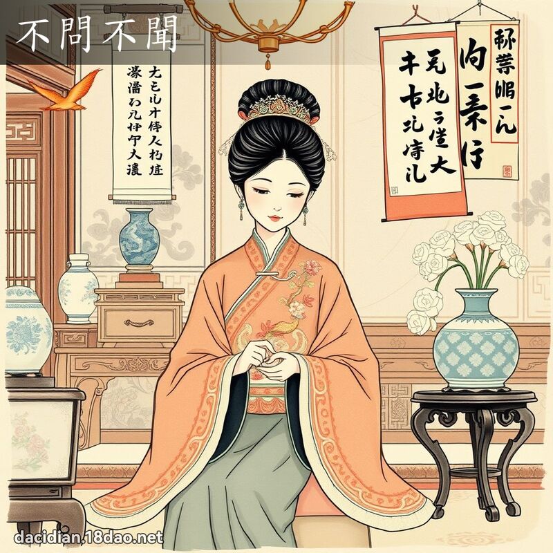 不问不闻 配图