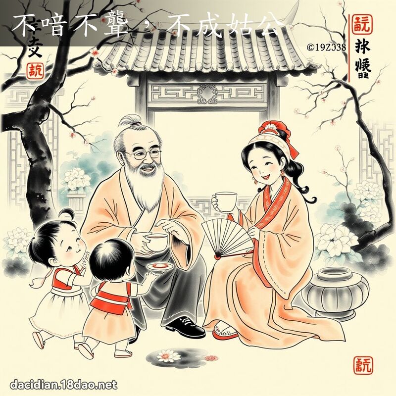 不喑不聋,不成姑公 配图