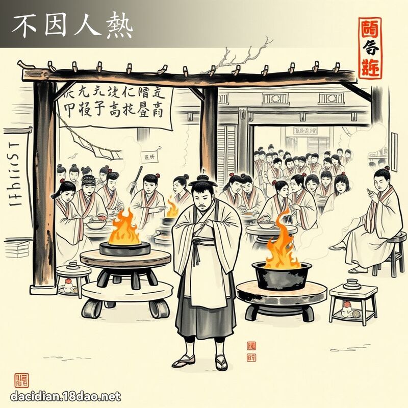 不因人热 配图