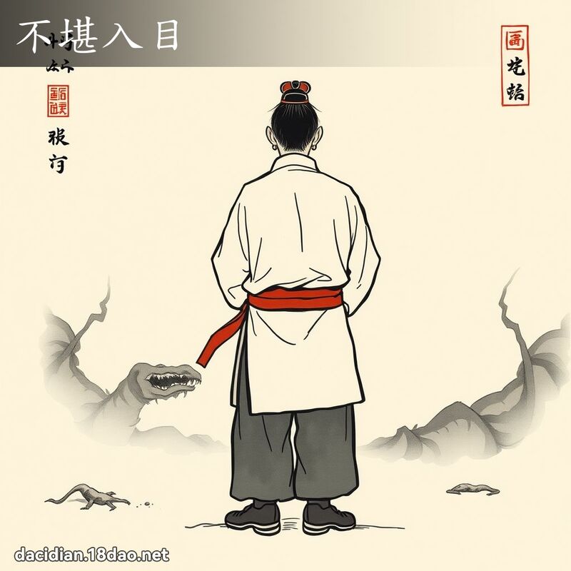 不堪入目 配图