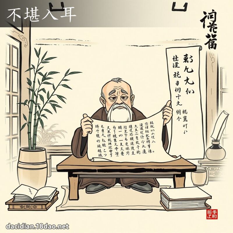 不堪入耳 配图