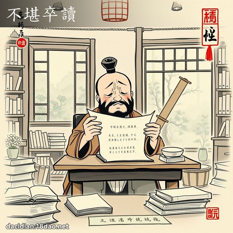不堪卒读 配图