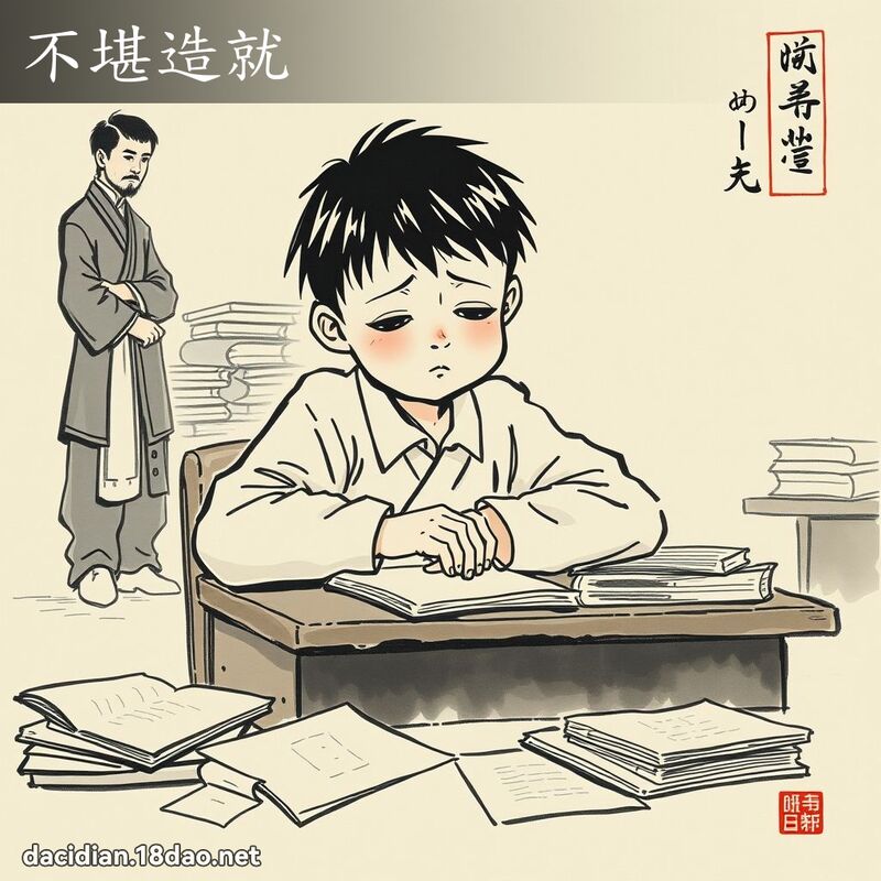 不堪造就 配图