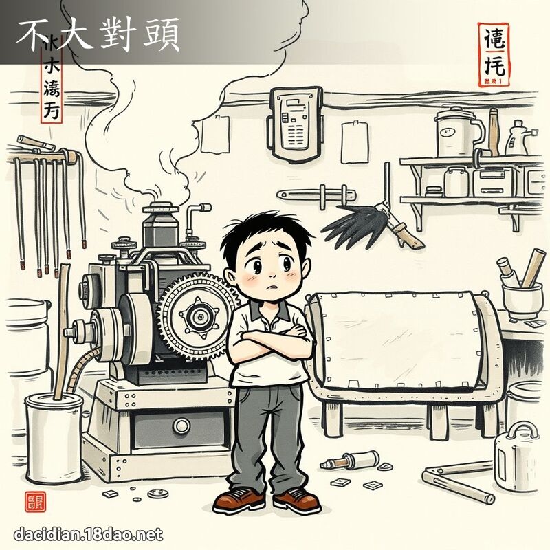 不大对头 配图