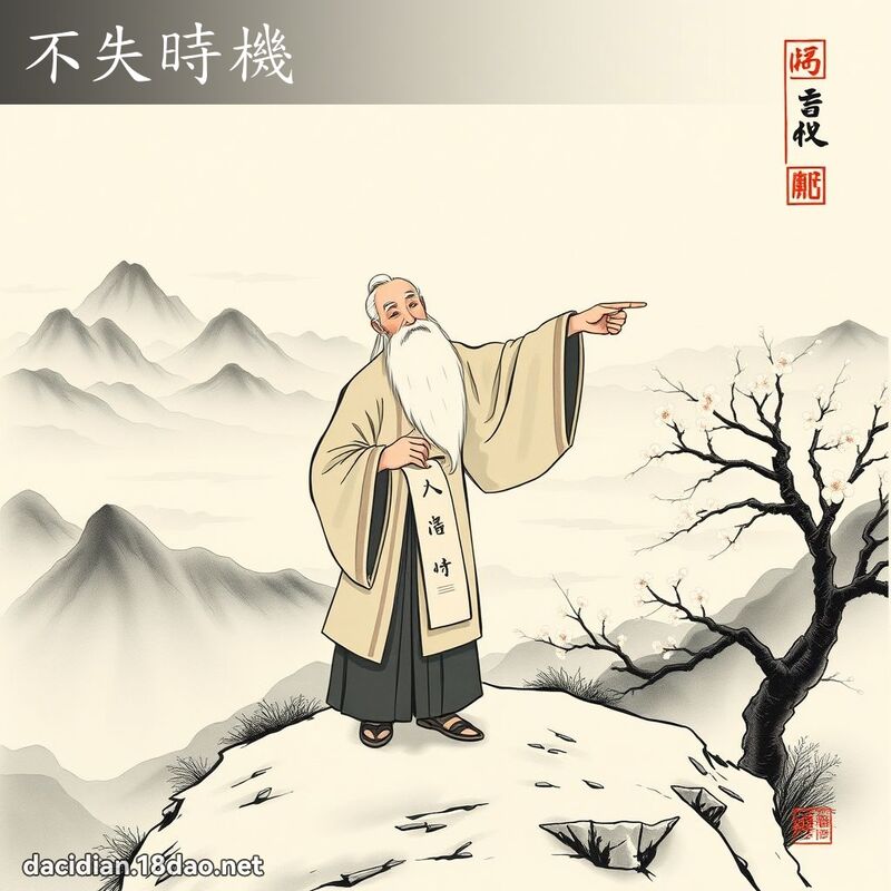 不失时机 配图