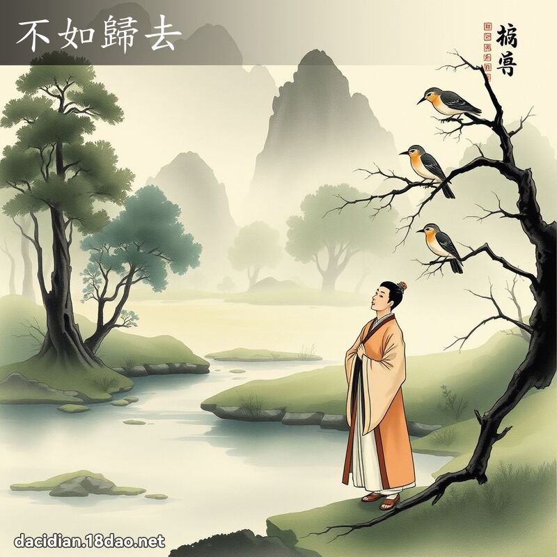 不如归去 配图